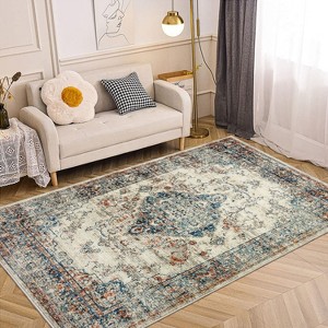 Gulches Vintage Bohemia 5x7 Area Rug ¨C Stylish Floral Design for Any Room - 1 of 4