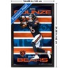 Trends International NFL Chicago Bears - Rome Odunze 25 Framed Wall Poster Prints - 3 of 4