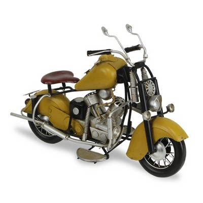 Cheung's Chet Yellow Motorcycle