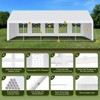 Heavy Duty Party Tent - Commercial Canopy with Removable Sidewalls & Church Windows, for Weddings, Banquets & BBQ Events - 4 of 4