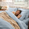 100% Organic Cotton Percale Duvet Cover and Sham Set by Bare Home - 3 of 4