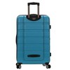 Rockland Melbourne Hardside Expandable Luggage with Spinner Wheels Turquoise Checked Large 28" - 3 of 4