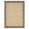 Floral Bordered Area Rugs for Living Room Bedroom Braided Print Rug Soft Washable Foldable Accent Rug Low Pile Non-Slip Carpet - 3 of 4