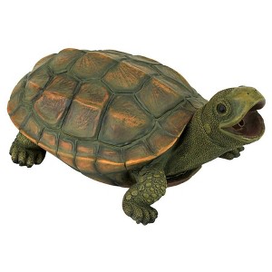 Design Toscano Sprinkle the Turtle Piped Spitter Statue - 1 of 4