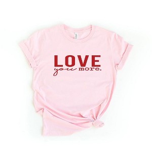 Simply Sage Market Women's Love You More Short Sleeve Graphic Tee - 1 of 4