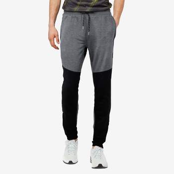 X Ray Men's Sport Jogger In Heather Grey/black/neon Size X Large