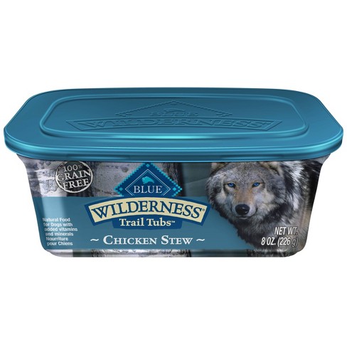 Blue Buffalo Wilderness Trail Tubs Grain Free Wet Dog Food ...