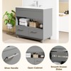 Hyleory Contemporary Bathroom Vanity with Integrated Sink – Faucet Not Included - 3 of 4