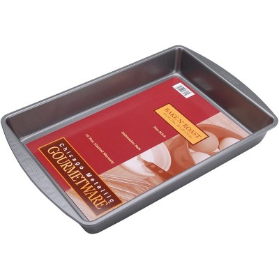 Chicago Metallic Gourmetware Bake 'N Roast Aluminized Steel Pan 13.5 x 9 Inch
