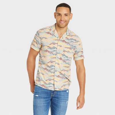 mens short sleeve button down shirts xxl