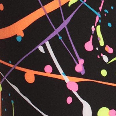 black splatter paint