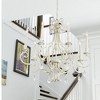 Quorum Lighting Ansley 8-Light Chandelier, Aged Silver Leaf, 29W x 26.5H, Chain Hanging, Dry Rated - 2 of 3