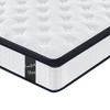 FONTOI 12 Inch Mattress with Cool Memory Foam, Queen Size Mattress with Breathable Kniited Fabric Cover and Individual Pocket, Black White, 80*60*12 - 3 of 4