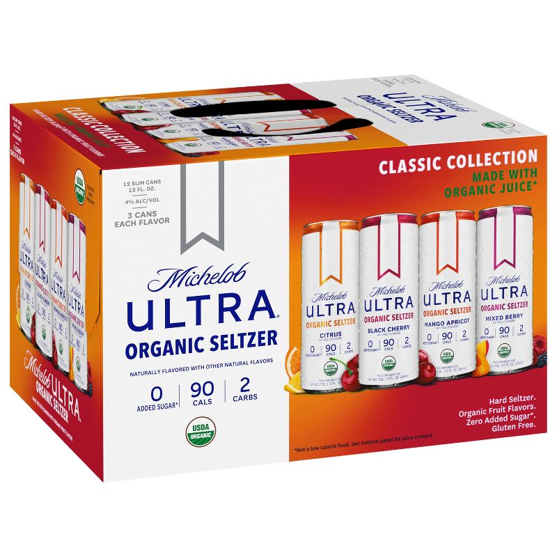 Michelob Ultra Pure Seltzer Variety Pack #2 - 12pk/12 fl oz Cans, 2 of 9