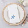 Saro Lifestyle Table Napkins With Embroidered Starfish Design (Set of 6) - 4 of 4