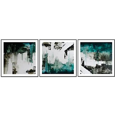 Maia 3-Piece Earth Tones Abstract Canvas Wall Art Set