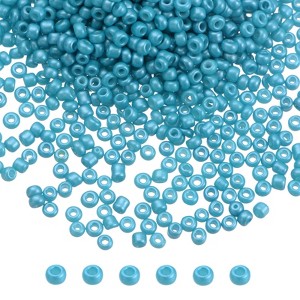 Unique Bargains Loose DIY Earring Necklace Making Glass Round Beads 12000 Pcs - 1 of 4