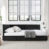 Eucalyptus Wood Sofa With Backrest And Armrests,Velvet Upholstered Tufted Sofa Bed,Sofa Sleeper Couch,Indoor Furniture -Maison Boucle - 2 of 4
