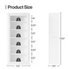 Resenkos Bookshelf, Bookcase Standing Shelf Unts,73" Modern Bookcase, 6-Tier Tall Etagere Bookshelf with Storage Shelves,White - 2 of 3