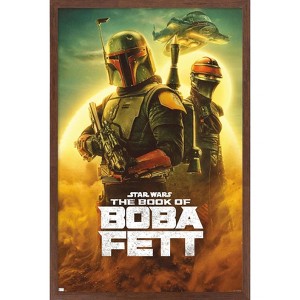Trends International Star Wars: The Book of Boba Fett - Key Art Framed Wall Poster Prints - 1 of 4