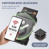 AirTag Wallet for Men, RFID Blocking Slim Mens Wallet with Money Clip, Minimalist Credit Card Holder for Apple Air Tag - 4 of 4