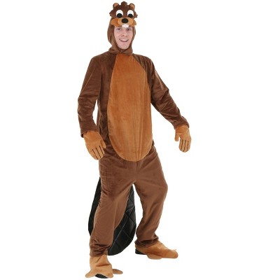 Halloweencostumes.com Small Adult Busy Beaver Costume, Brown : Target