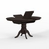 Glenwillow Home Single Pedestal Butterfly Leaf Dining Table with Self-Storing Leaf - image 3 of 4