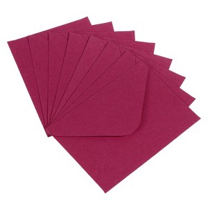 Unique Bargains Blank Paper Mini Vintage DIY Greeting Card Envelope 100 Pcs - 1 of 4