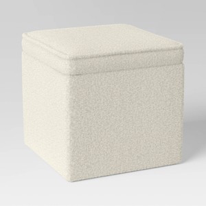 Single Storage Ottoman (FA) - Room Essentials™ - 1 of 4