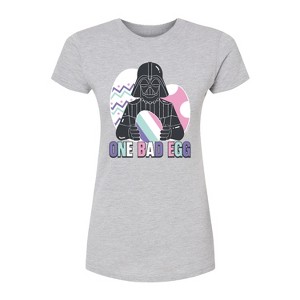 Women's - Star Wars - One Bad Egg Vader Fitted Graphic T-Shirt - 1 of 3