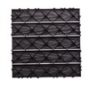 Cesicia 76-Pack 11.42"x11.42" Interlocking Deck Tiles, 3D Wood Grain Plastic Flooring for Outdoor, Patio Tiles, All-Weather Use - 3 of 4