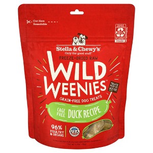 Stella & Chewy's Wild Weenies Duck Flavor Chewy Dog Treats - 3.25oz - 1 of 4