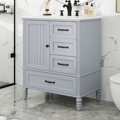 Modern Classic Bathroom Cabinet Dining Room,Bathroom,Kitchen-Christopher Knight Home