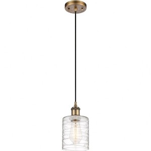 Cobbleskill - 1 Light Cord Hung Mini Pendant In Industrial Style-8 Inches Tall and 5 Inches Wide - 1 of 1