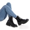 XTI Women's Patent Leather Chelsea Booties  144297 - 2 of 4