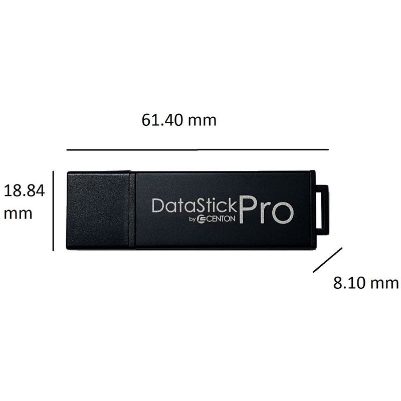 Centon 16GB DataStick Pro USB 2.0 Flash Drive - 16 GB - USB, 2 of 4