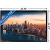 Trends International Cityscapes - Chicago, Illinois Framed Wall Poster Prints - 3 of 4