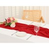Unique Bargains Wedding Party Chiffon Sheer Table Runner 10ft 28 x 120 Inches 6 Pcs - 2 of 4