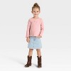 Toddler Girls' Long Sleeve Ribbed T-Shirt - Cat & Jack™ - 4 of 4