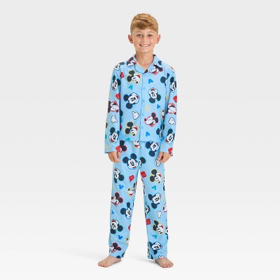 Boys' Mickey Mouse & Friends 2pc Pajama Set - Blue