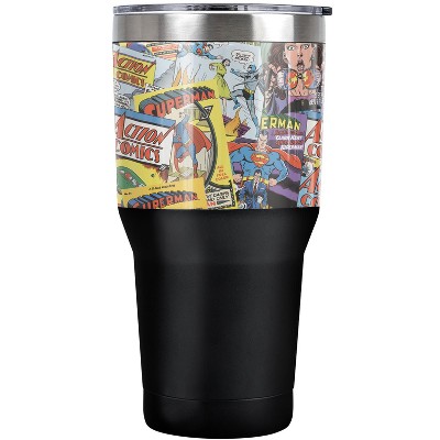 Superman Fan Steel Tumbler 30oz Coffee Travel Mug