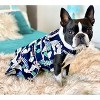 Parisian Pet 'Palm Leaves Dress' Dog & Cat T-Shirt – Comfortable Stylish Summer Dog Dress – Green, White - 3 of 4