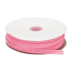 Unique Bargains Soft Single Face Spool Silky Velvet Ribbon for Bouquets DIY Gift Craft - 1 of 3