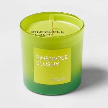 14oz Ombre Oval Candle Lemon Pineapple Slushy - Opalhouse™