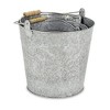 Cheung's Pina Set of 3 Galvanized Metal Buckets - 2 of 4