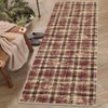 Washable Rug Modern Plaid Rug Non Slip Non Shedding Rug Low Pile Rugs Foldable Indoor Carpet for Living Room Bedroom Study Room Guest Room Playroom - 3 of 4