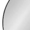 22" Rollo Round Wall Mirror Black - Kate & Laurel All Things Decor - image 3 of 4