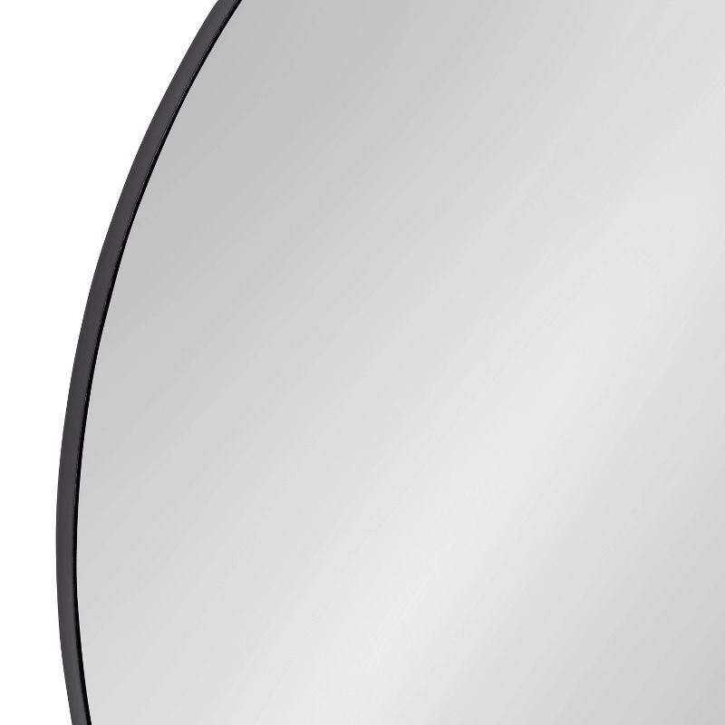 22&#34; Rollo Round Wall Mirror Black - Kate &#38; Laurel All Things Decor, 4 of 9