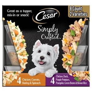 Cesar Simply Crafted Chicken, Potato, Vegetable, Rice, Duck and