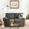 DOMETOUR Loveseat Sofa Sleeper Body-Grey - 3 of 4